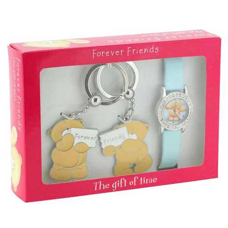 Forever Friends Watch with Gems & 2 Part Keyring